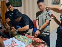 Polda Sulteng Gagalkan Peredaran 4,4 Kilogram Sabu dari Malaysia
