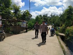 Polsek Sumarorong Gelar Patroli Jalan Kaki, Wujud Nyata Ciptakan Rasa Aman di Tengah Masyarakat